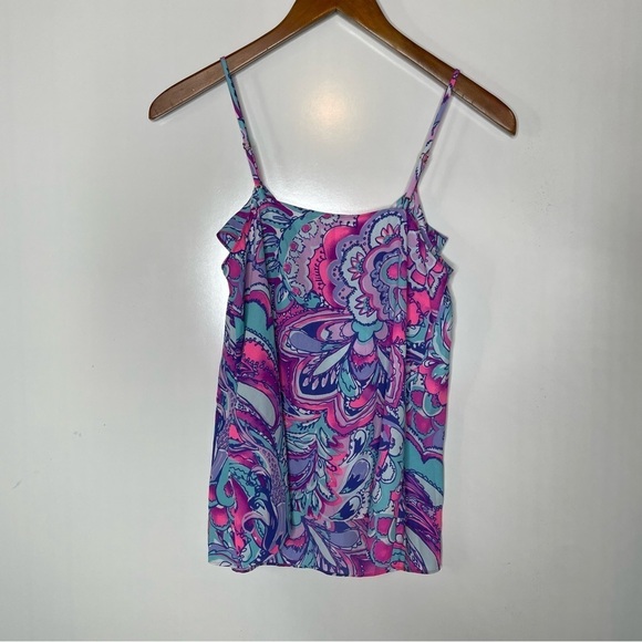 Lilly Pulitzer Karsen Cami Tank Top Size Xsmall - Picture 4 of 7